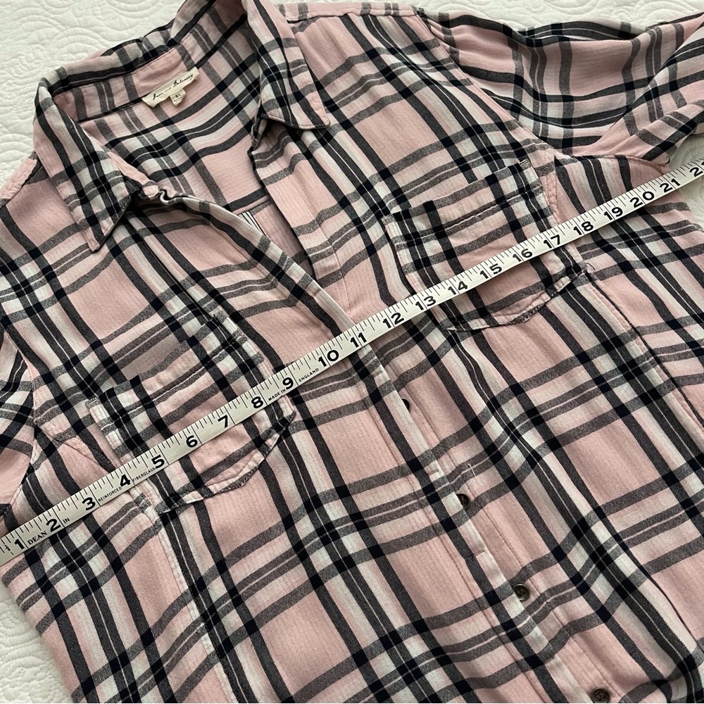 Jane and Delancey Plaid Button Up Shirt Size XL - Picture 9 of 16